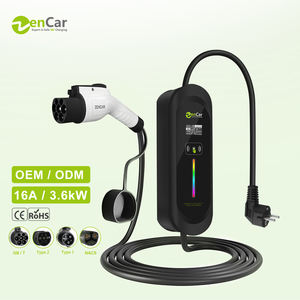 Портативное зарядное устройство Zencar для электромобилей, 16А, 3.5кВт, для домашнего использования, с регулировкой тока для зарядки китайских автомобилей (стандарт GB/T) - Product Image 1