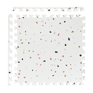 गुलाबी टेराज़ो नरम पतला-बेबी प्ले मैट एवा-उच्च गुणवत्ता वाले बेडरूम फर्श मैट मैट - Product Image 3