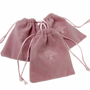 กระเป๋ากำมะหยี่เนื้อนุ่มราคาโรงงาน กระเป๋ากำมะหยี่แบบมีเชือกผูก - Product Image 6