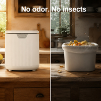 Composteur électrique intelligent pour déchets alimentaires 3,2 L, machine de compostage pour la recyclage des déchets de cuisine