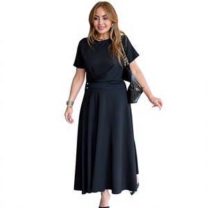 Ropa de Mujer al por Mayor, Elegante, con Estampado Abstracto, de Longitud Media, Cómoda para Uso Diario, Silueta Relajada, Colección Vacaciones - Product Image 1