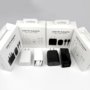 Adaptateur USB C PD 25W en gros, type C EU US, chargeurs super rapides avec câble de charge <span class=keywords><strong>rapide</strong></span> PD pour <span class=keywords><strong>Samsung</strong></span> Galaxy S24 S23 S22/S22 - Product Image 2