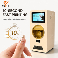 Imprimante 3D automatique pour ongles à pulvérisation d'encre ultra-fine, machine d'impression DIY pour ongles avec rendu des couleurs vibrantes pour les centres commerciaux