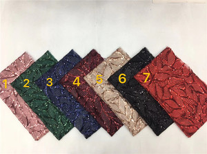 Lưới Net ren sáng sequin Thêu Đường ren vải - Product Image 6