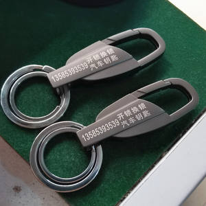 Luxury Stainless Steel <b>Carabiner</b> <b>Keychain</b> Custom Logo Metal Key Chain For Men With Silk Screen Printing And UV Printing Options - Product Image 6