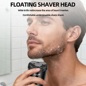 <span class=keywords><strong>Afeitadora</strong></span> profesional <span class=keywords><strong>DALING</strong></span> con tres cuchillas giratorias Cuerpo totalmente impermeable Pantalla digital incorporada - Product Image 3
