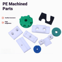 Pièces en plastique industrielles en HDPE (PE) de qualité alimentaire, personnalisées en couleur et en forme, découpe, gravure, fraisage, perçage, rainurage, YISHUO