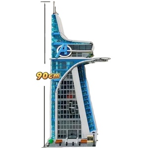 88035ชุดของเล่นประกอบของขวัญคริสต์มาสแบบโมดูลาร์ชุดตัวต่อหอคอยสุดเปอร์ Revenger Battle Tower 5201ชิ้น/เซ็ตคลังสินค้าของเรา - Product Image 1