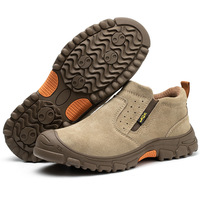Chaussures de sécurité anti-perforation à semelle intermédiaire en Kevlar, bottes de travail à embout d'acier, antistatiques et antidérapantes pour hommes, directement de l'usine