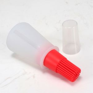 Food Grade Silicone Reusable <b>Oil</b> <b>Spray</b> <b>Bottle</b> with Heat-Resistant Controllable Lid for Barbecue Baking - Product Image 3