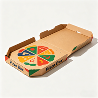 Boîtes à pizza biodégradables personnalisées de haute qualité à prix d'usine, avec revêtement UV, gaufrage, pelliculage mat et doublure anti-graisse – Vente en gros