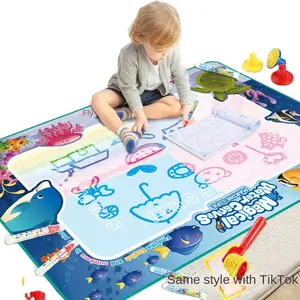 Magic Water Writing Cloth Child Drawing Oversized Water Repeated Graffiti Water Painting Blanket