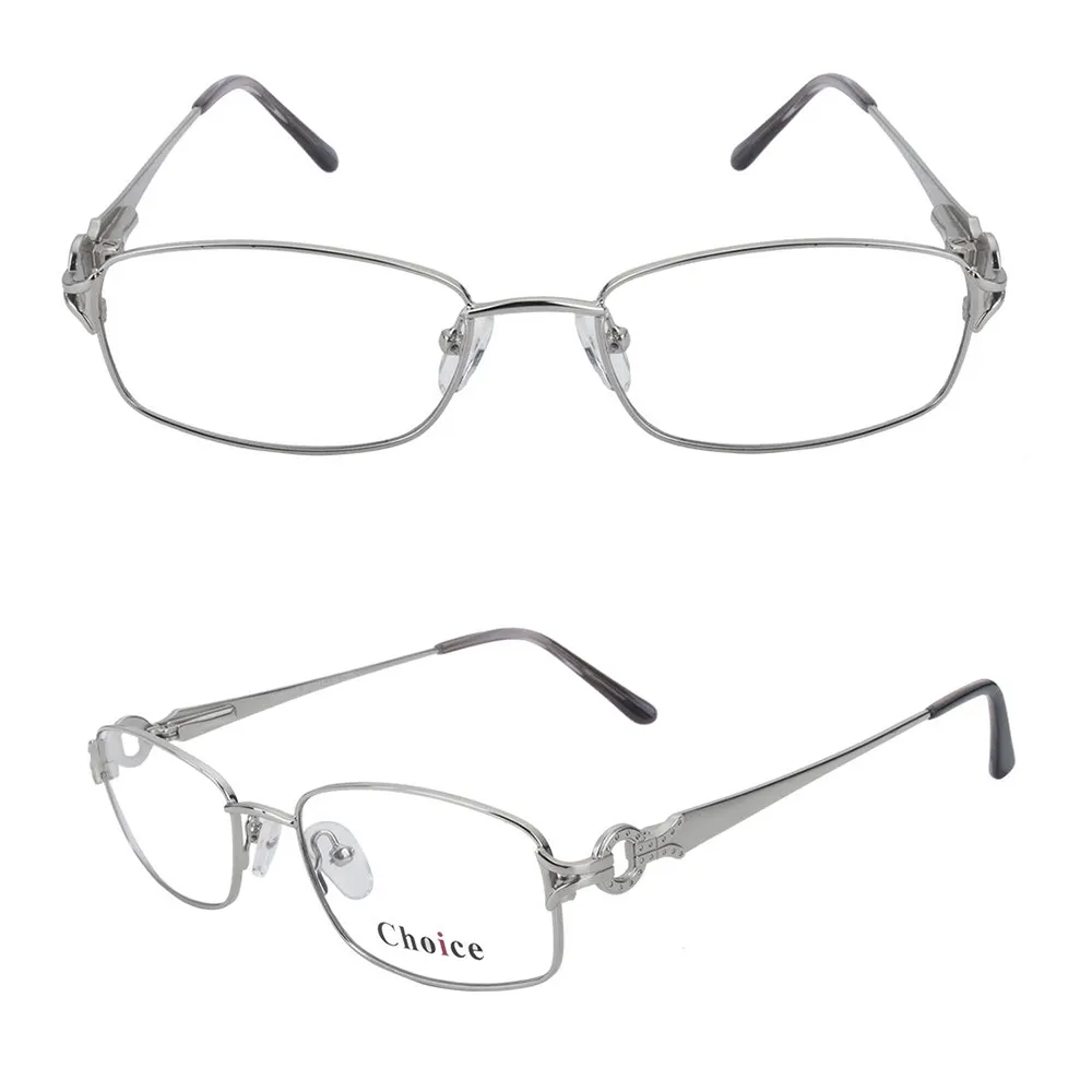 Yüksek kaliteli tasarım şeffaf Lens gözlük çerçeveleri Unisex gözlük erkekler kadınlar optik gözlük reçete gözlük Metal menteşe