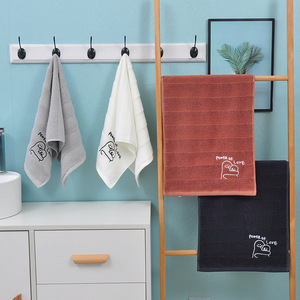 Toalla Bordada de Algodón Puro Kim Ryan, 34x75cm, Toalla Facial con Diseño Power Of Love para Uso en el Baño del Hogar - Product Image 4