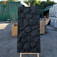 Pierre artificielle pour villa, matériaux en pierre PU polyuréthane, pierre décorative PU imitation pierre