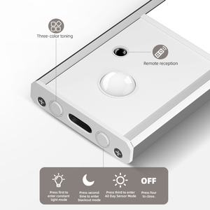 Iluminación Interior Bajo Gabinetes, Luces LED Recargables USB, Inalámbricas, Magnéticas, con Sensor de Movimiento, para Pared, Cocina, Armario - Product Image 4