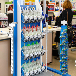 <b>Plastic</b> Injection Clip <b>Strip</b> for Hanging Goods Display Pp Material 12 Hooks Supermarket Retail <b>Strips</b> - Product Image 2