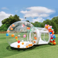 AOYU Enfants 10Ft Diamètre Commercial Gonflable Cristal Clair Igloo Dôme Fête Tente Ballon Boule à Neige pour Usage Extérieur