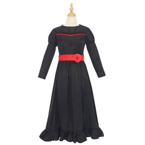Costume de cosplay Annabelle de HP Conjuring, robe blanche d'horreur d'Halloween, ensemble de performance à manches longues pour femmes et filles adultes - Product Image 2