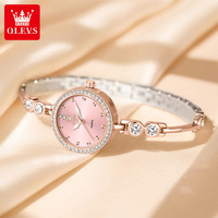 Montre OLEVS 5670 avec logo personnalisé, montre de luxe OEM ODM, montres lumineuses, montre de business étanche, montre à quartz pour femme