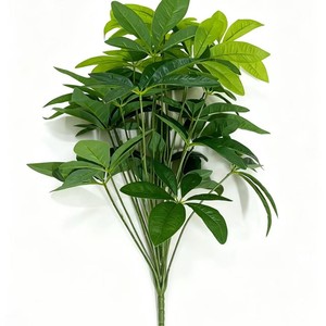 Nuevos Árboles Decorativos Artificiales de PVC Ecológicos Schefflera <span class=keywords><strong>Arboricola</strong></span> de 9 Cabezas para Decoración de Interiores - Product Image 3
