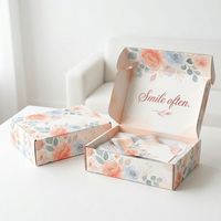 Boîte d'expédition personnalisée avec logo pour petites entreprises, boîte d'emballage en carton, boîte d'expédition en carton ondulé personnalisée