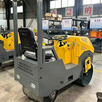 Compacteur d'asphalte vibrant mini autoporté à tambour lisse hydraulique TT-850-B