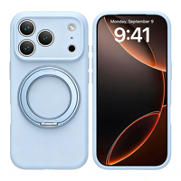Étui de téléphone antichoc TENOVA Factory Luxury TPU+PC avec anneau magnétique, finition mate, pour 17 Pro Max 16 15 OEM