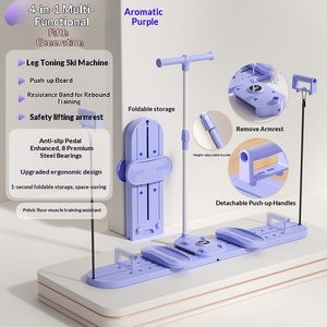 Máquina de esquí mecánica multifunción 3 en 1 de plástico, herramienta para adelgazar piernas, dispositivo de entrenamiento del suelo pélvico, dispositivo de sujeción de piernas, piernas hermosas - Product Image 6