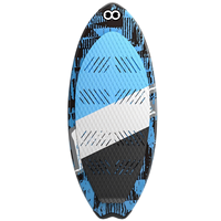 WOOWAVE Planche de surf Wakesurf 49 ''en fibre de verre personnalisée en vente directe d'usine planches de surf Stand up Wake pour débutant
