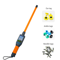 Escáner de Etiquetas RFID de 134.2 khz, Lector de Etiquetas para Animales, Lector Portátil FDX-B para Ganado y Ovejas
