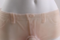 Hohler Penis-Slip-Dildo für Erwachsene, Weibliche Masturbation, Sexspielzeug, Silikon, Realistischer Strap-On, Große Dildos für Männer, Frauen, Lesben YSR-A04-W