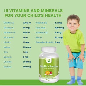 Gomitas Multivitamínicas y Minerales OEM ODM con 15 Nutrientes Esenciales para Niños y Adultos, 120 Gomitas, Deliciosos Sabores a Frutas - Product Image 5
