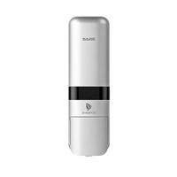Distributeur de savon mousse double S-8181 avec personnalisation du logo OEM/ODM, bouteille rechargeable de 250 ml, mural, moderne, pour salle de bain domestique