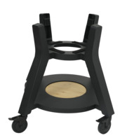 Barbecue en céramique Auplex Pro Kamado Premium de 18 pouces, luxueux et antiadhésif pour barbecue en plein air