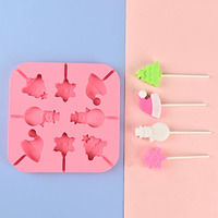 Moule à sucettes en Silicone, forme mignonne et sûre, décoration de gâteau Fondant, argile polymère, chocolat, bonbons, cuisson, bricolage, pâte, gelée, glaçon