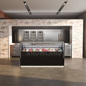 Réfrigérateur-congélateur commercial pour glaces et sorbets, 24 bacs en acier inoxydable pour restaurants - Product Image 4