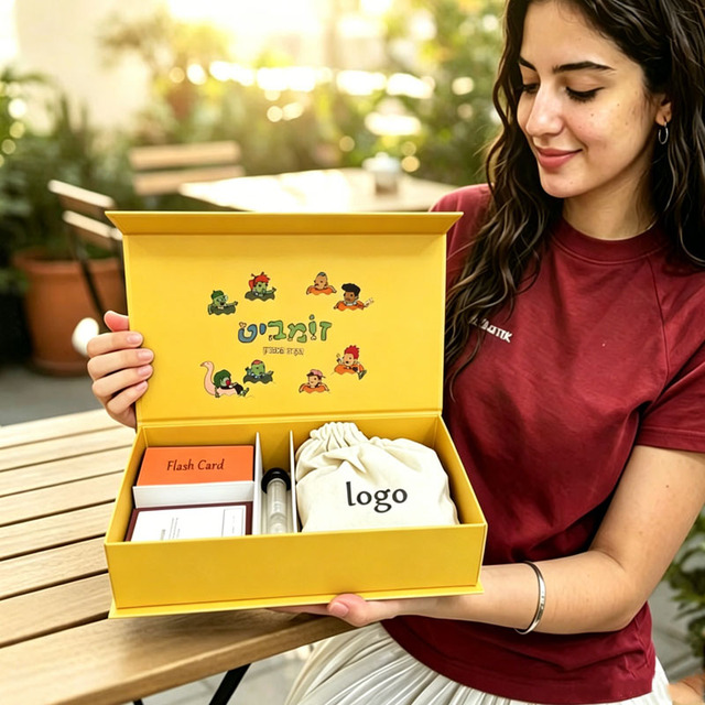 Wholesale Language Educational Toy Pack Printing Custom Flash Cards Gift Box Kids Early Education Learning Flashcard Set