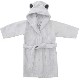 Personalised Kids Animal Bathrobe Cotton Bamboo Children Bathrobe