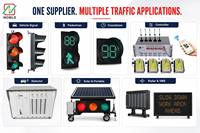 Compteur de trafic sans fil Nouveau design moderne réseau d'approvisionnement d'usine contrôleur intelligent de feux de circulation intelligent