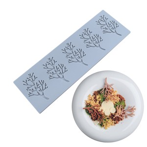 Corail Branches Feuilles Dentelle Pad Diy <span class=keywords><strong>Chocolat</strong></span> Décoration Ustensiles De Cuisson Ustensiles De Cuisine Moule Décoration Outils Silicone Gâteau Moule Pour Gâteau - Product Image 3