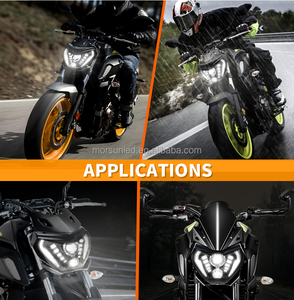 Faro led de proyector para motocicleta <span class=keywords><strong>Yamaha</strong></span>, accesorios de luz led con halo DRL de 12v para modelo <span class=keywords><strong>MT</strong></span> 09 FZ 09 2014 <span class=keywords><strong>2015</strong></span> 2016 - Product Image 6