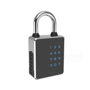 מנעול אלקטרוני חכם עם מפתח, בעל אבטחה גבוהה, עמיד למים בתקן IP65, עם קוד דיגיטלי, כרטיס NFC ואפליקציית TT. - Product Image 1