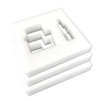 Usine YuanYuan, vente en gros, inserts en mousse de polyuréthane personnalisés blancs et noirs, feuille de mousse EPE en rouleau, utilisés pour l'emballage de fruits en mousse