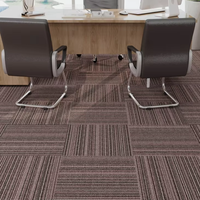 Dalles de moquette grises modernes écologiques durables et lavables, autocollantes, imprimées sur mesure, 60 x 60 cm, pour usage professionnel