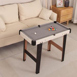 Mesa de Billar Deportiva para Interiores de 35 Pulgadas con Rieles y Bolsillos de Plástico, Mesa de Snooker Ecológica y Duradera para Niños - Product Image 3