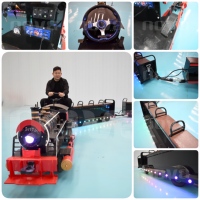 Nova Rides, Equipos de Entretenimiento al Aire Libre, Mini Trenes Eléctricos para Niños, Tren Eléctrico Turístico