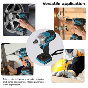 21V 550Nm 1/2 Inch Brushless Cordless Impact Wrench High <b>Torque</b> Lithium Battery Power Wrench for Automotive Repair - Product Image 5