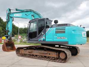 Excavadora de orugas Kobelco de 26 toneladas hecha en Japón con engranaje de bomba de motor de cadena-1 año de garantía - Product Image 4