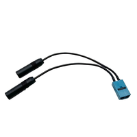 Câble Fakra RG174 OEM personnalisé de marque LEAD pour antenne GPS, faisceau radio FM, transmission satellite 10cm 0-24GHz